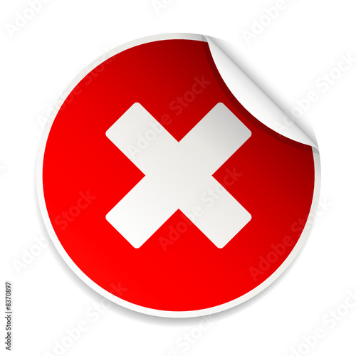 sticker adhésif annulation