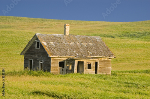 Old Abandoned Homestead on the Prairie