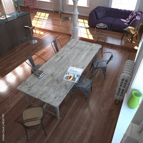 Classic New-York Loft (top view)