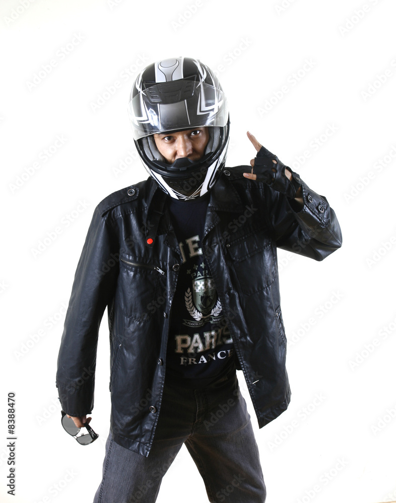 Biker men model Biker men model