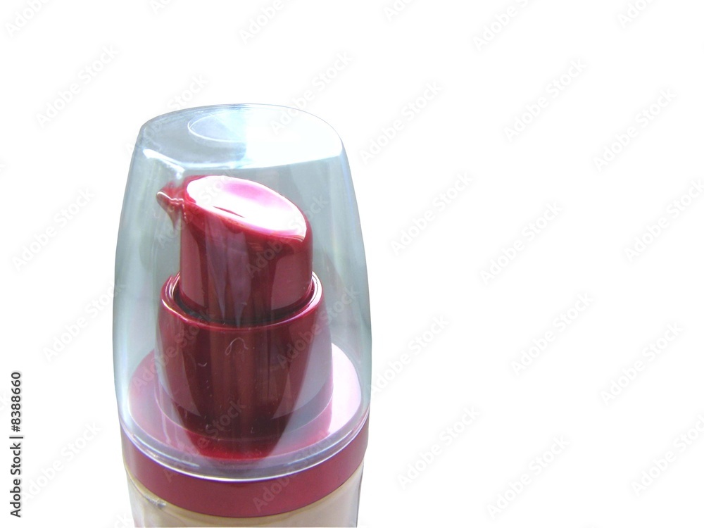 cosmetic container on white backgrownd cosmetic container on white backgrownd