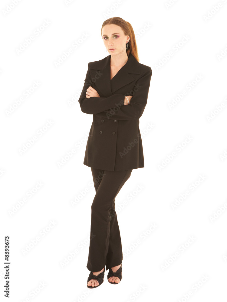 Young caucasian businesswoman Young caucasian businesswoman