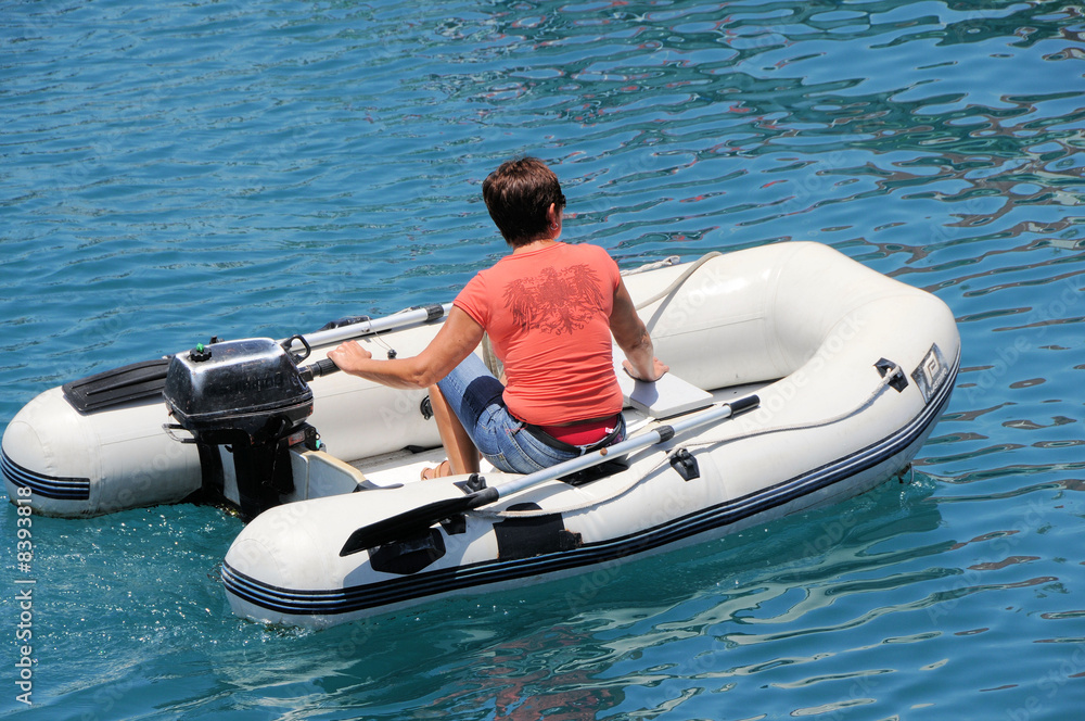 Obraz premium Schlauchboot