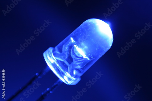 blaue LED super makro photo