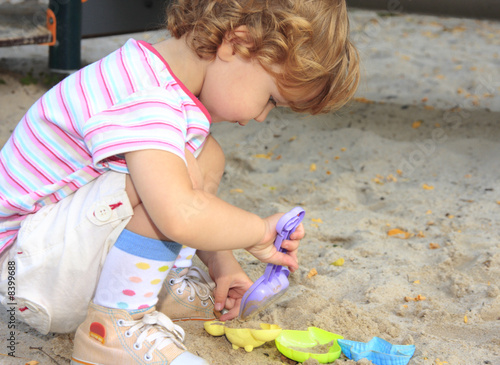 Child in the sandbox