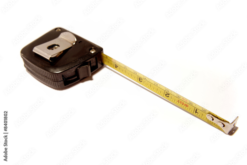 Tape measure isolated on white background Tape measure isolated on white background