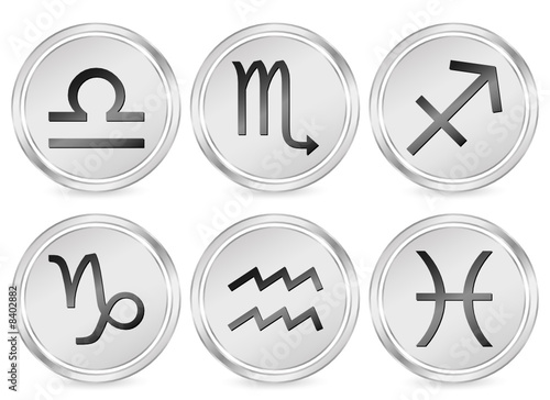 zodiac sign circle icon 2