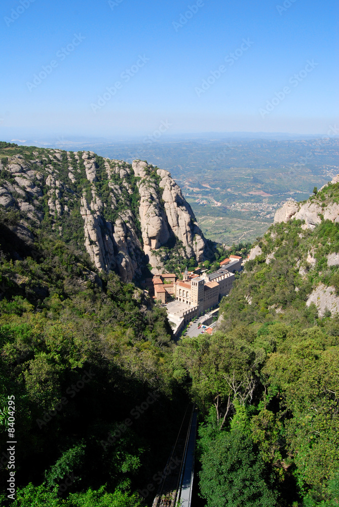 Montañas de Montserrat. Cataluña, España.