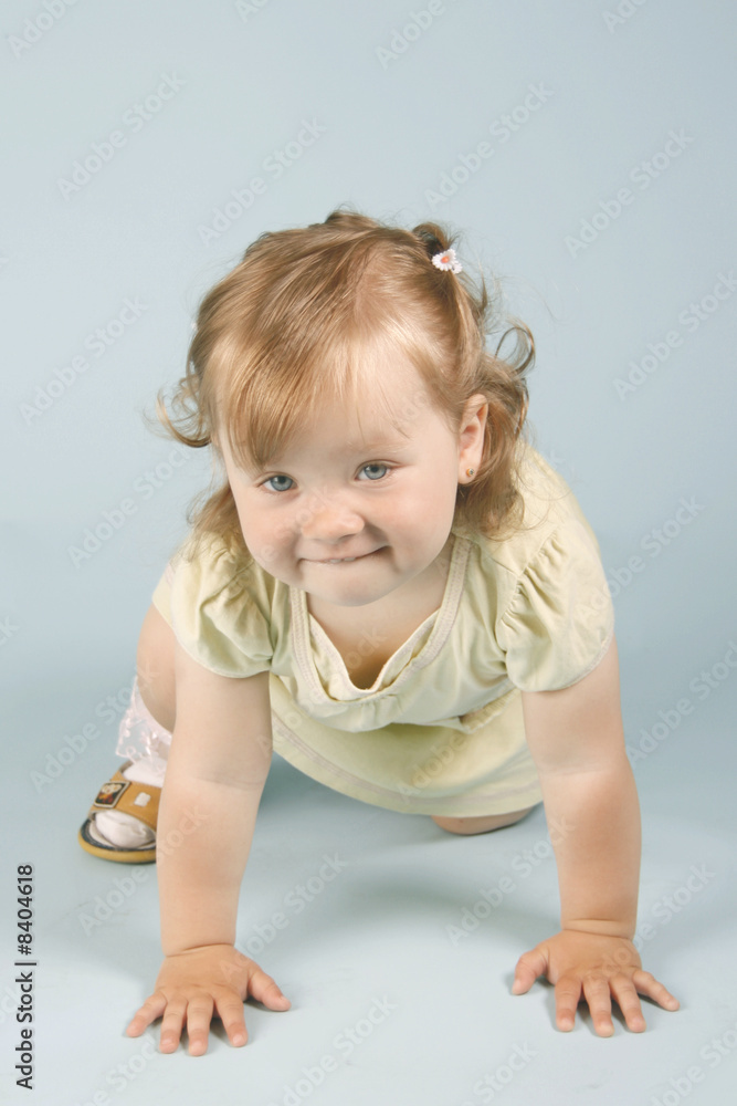 Sitting baby girl Sitting baby girl