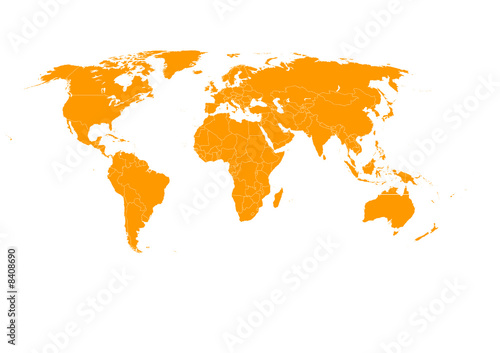 la carte du monde