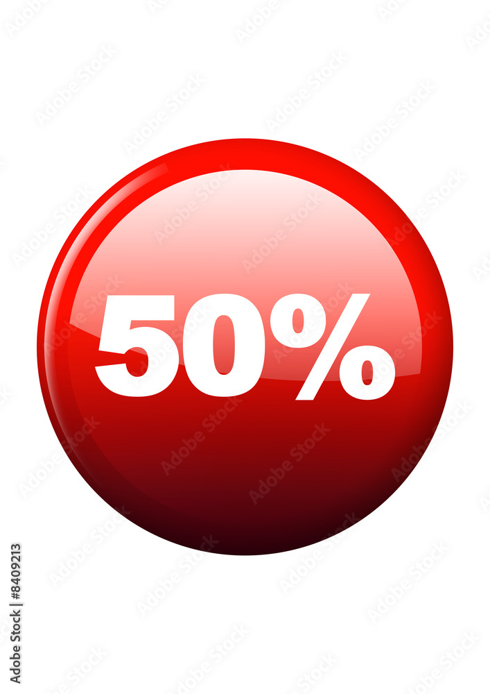50% symbol 50% symbol