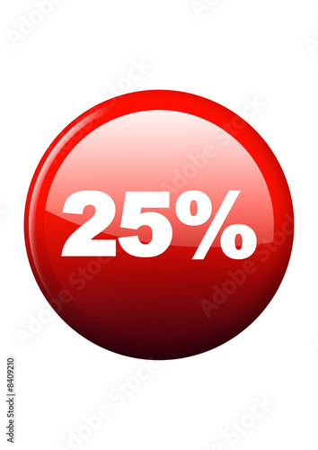 25% symbol