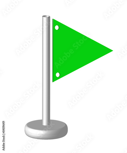 drapeau vert