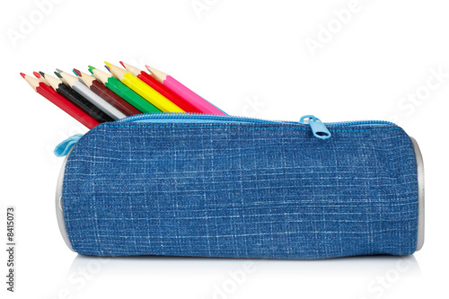 Tela Blue pencil case
