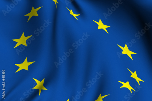 Rendered European Flag