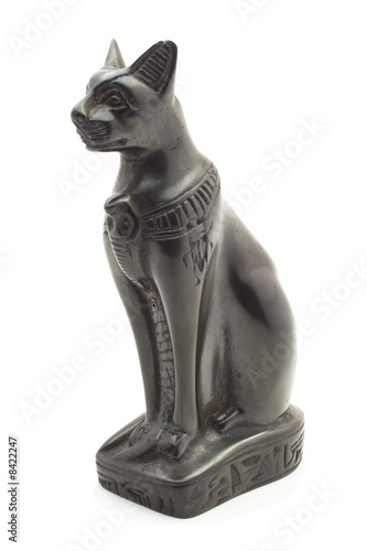 Figurine of egyptian cat photo