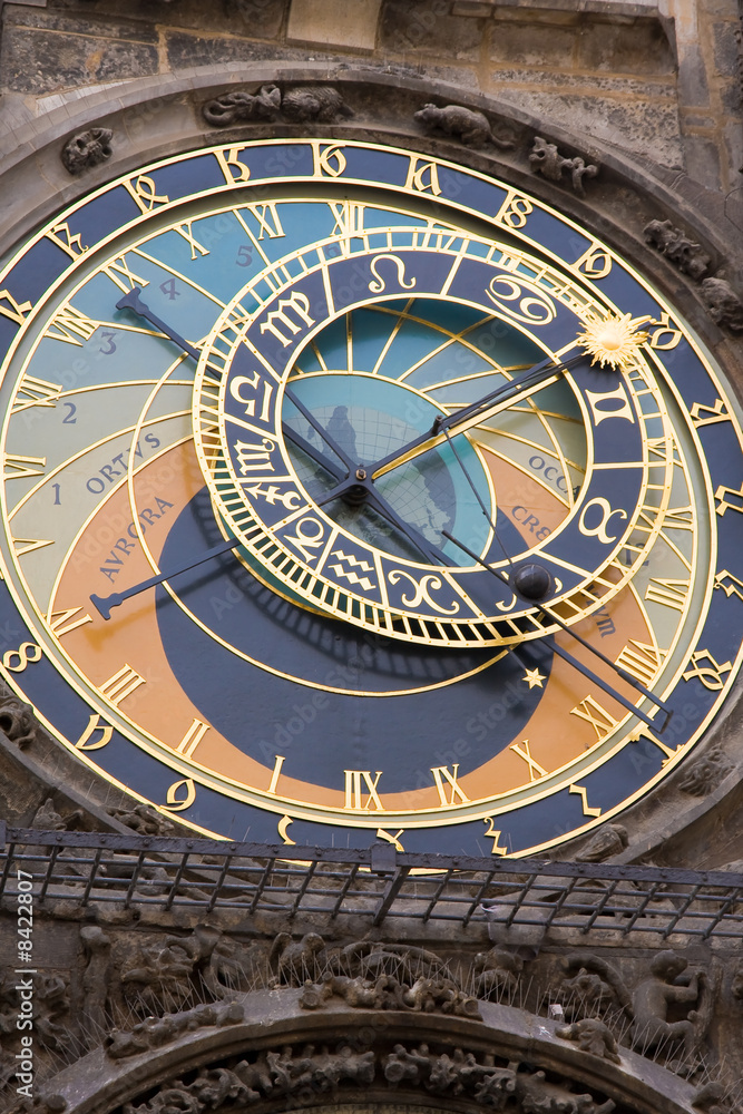 astronomical clock in prag, czech republic