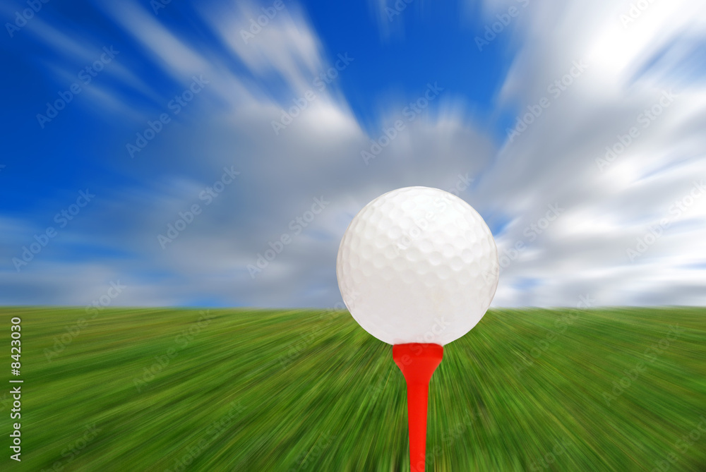 Golf blur abstract