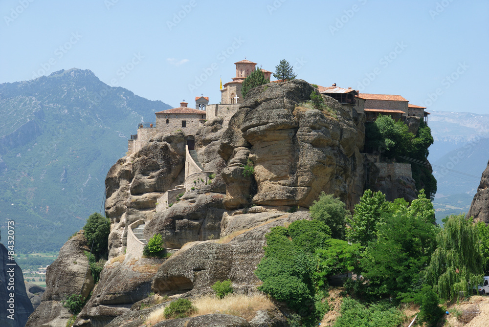 Monastery Varlaam Meteora Greece Thessaly