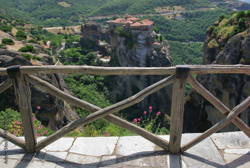 Monastery Varlaam Meteora Greece Thessaly photo