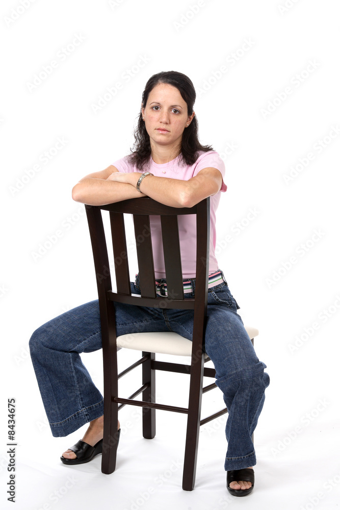 pretty woman backwards on chair pretty woman backwards on chair