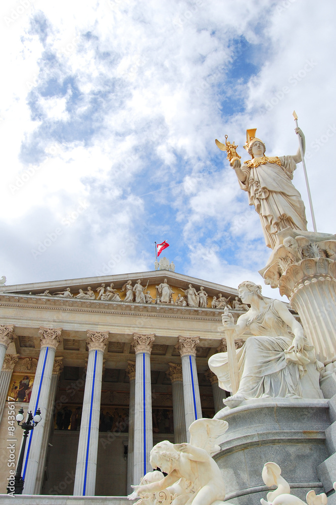 Obraz premium parlament in wien