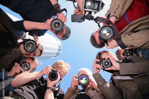 Bild auf Leinwand photographers on object