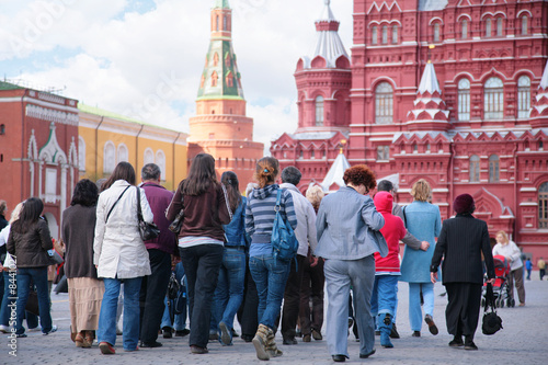 tourists on red square