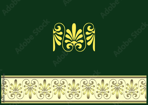 Vector art vintage background.