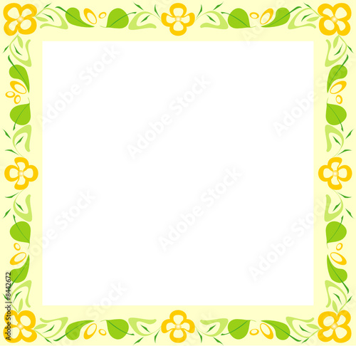 yellow border