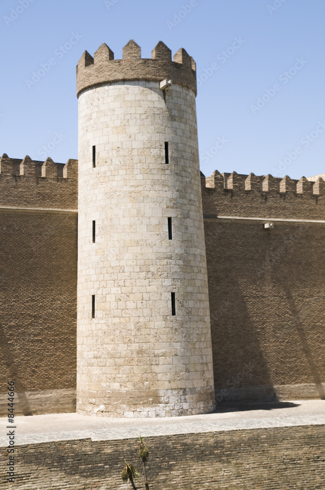 Torreón en castillo medieval