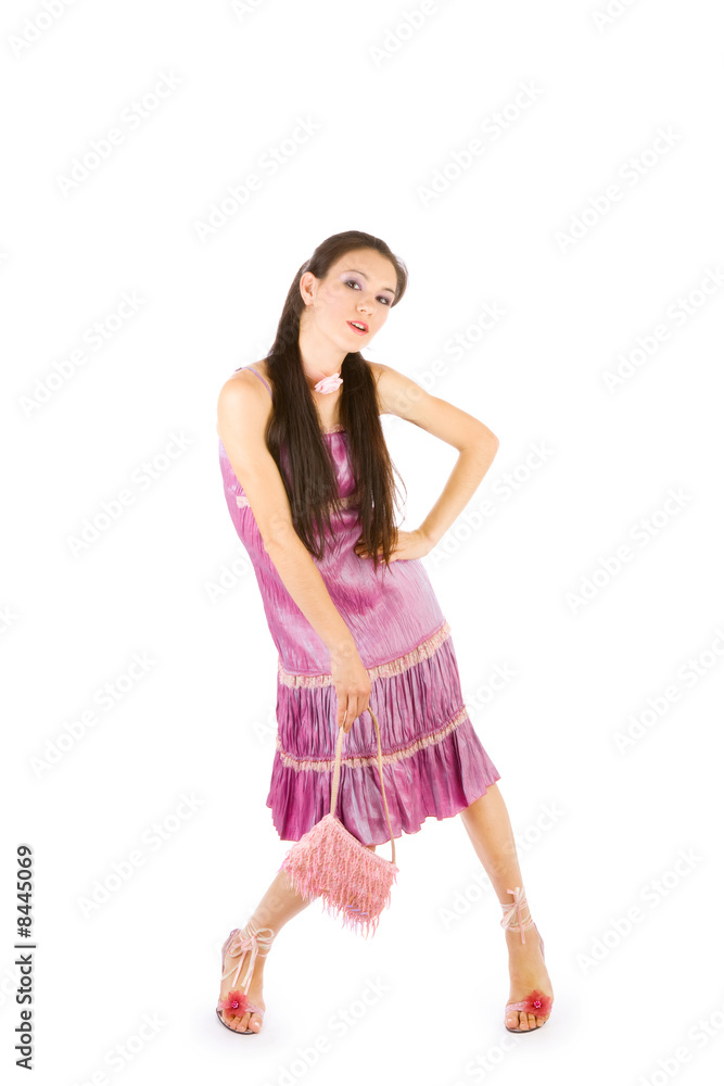 Naklejka premium fashion girl