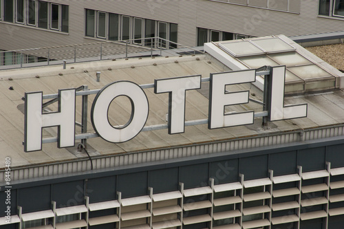 HOTEL SCHRIFT TEXT photo