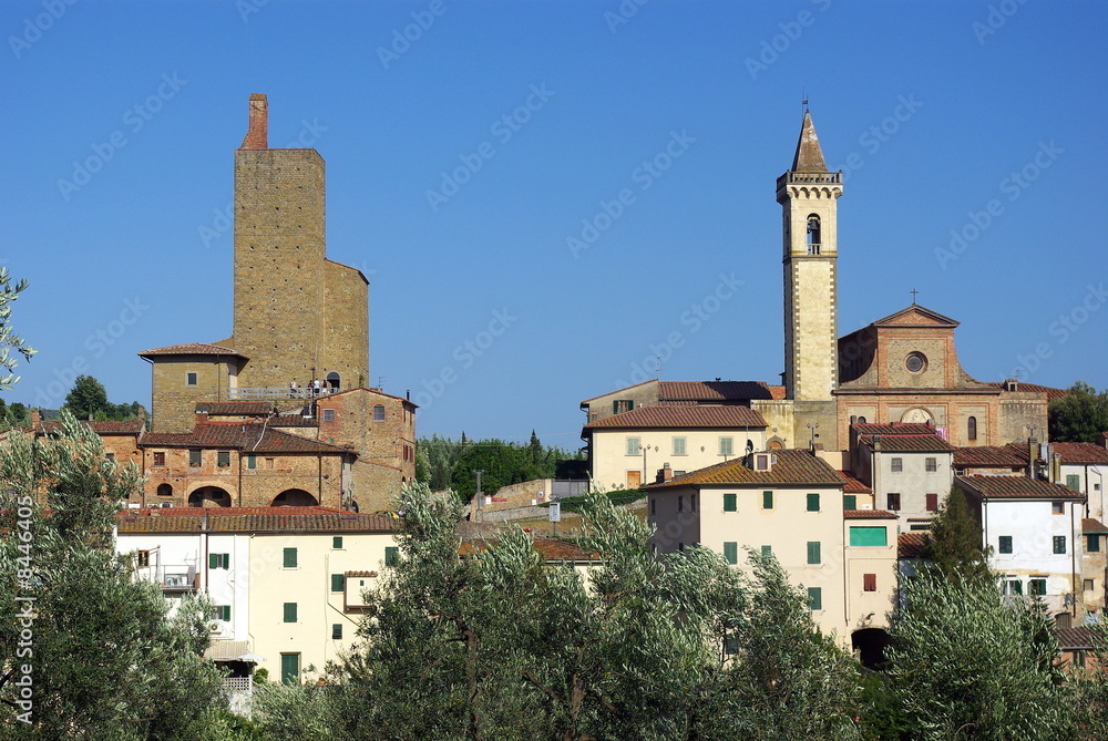 Toscana: panorama di Vinci 2