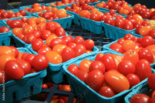 Organic Cherry Tomatoes at the Farmers Market
