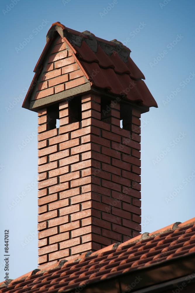 Brick chimney