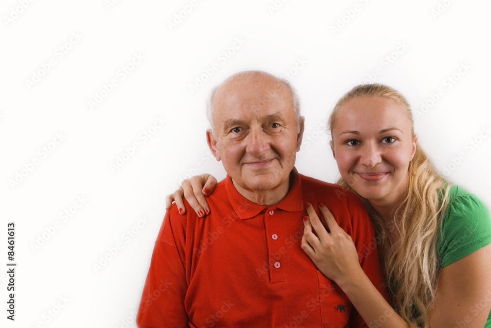 grandfather and his granddaughter grandfather and his granddaughter
