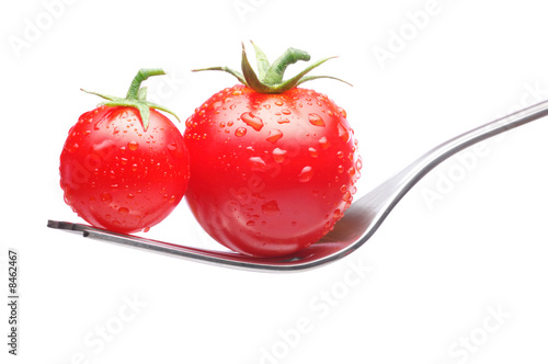 Tomatoes On Fork