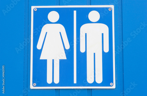 panneau de toilette