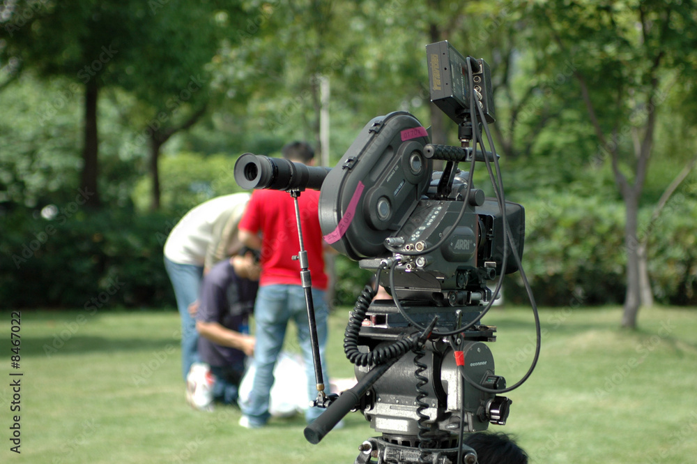 Film camera and people Film camera and people