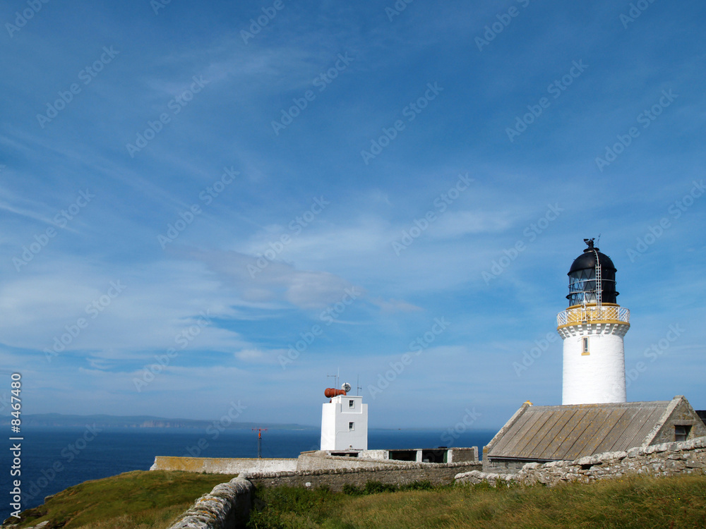 Lighthouse at Dunnet Head, Caithness, Scotland