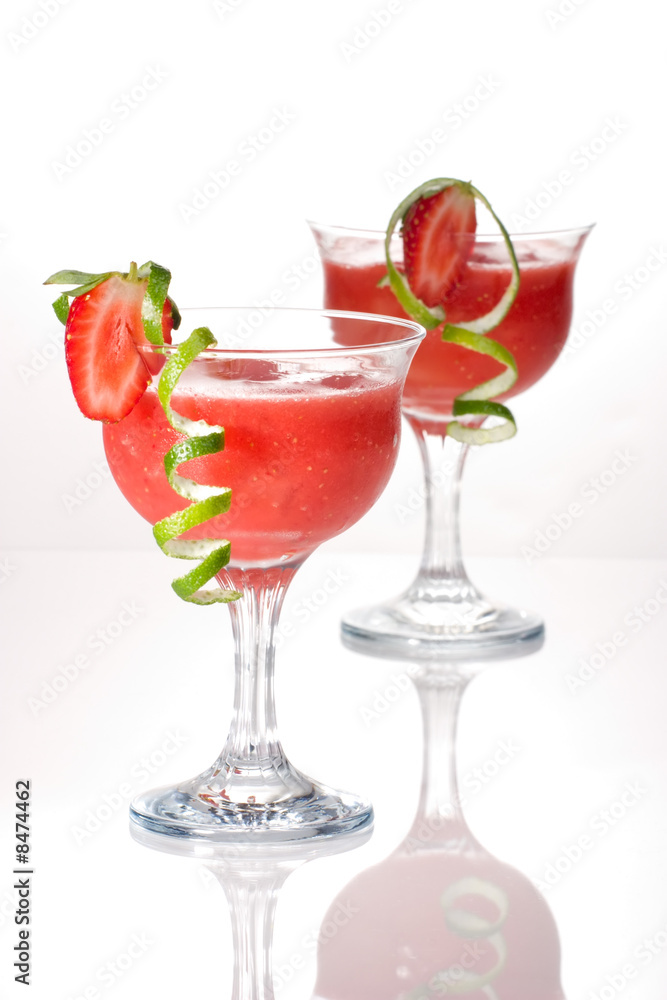 Strawberry Daiquiri - Most popular cocktails series