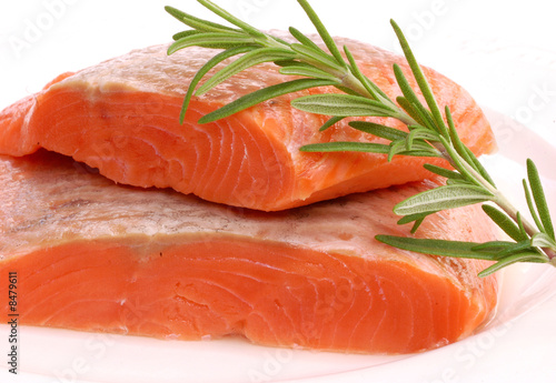 Salmon and rosemary