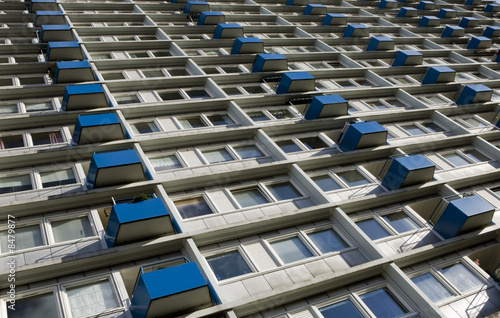 blue balcony
