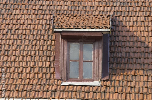 Roof, window, tile