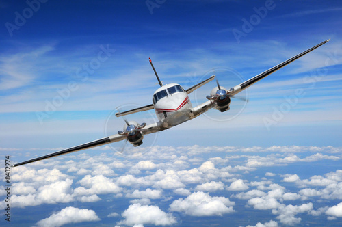 Fototapeta Naklejka Na Ścianę i Meble -  Corporate Airplane In Flight