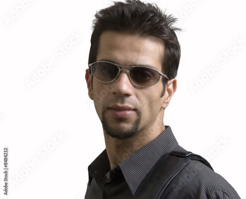 Asian man wearing sunglasses