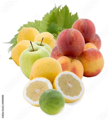 Composizione di frutta estiva