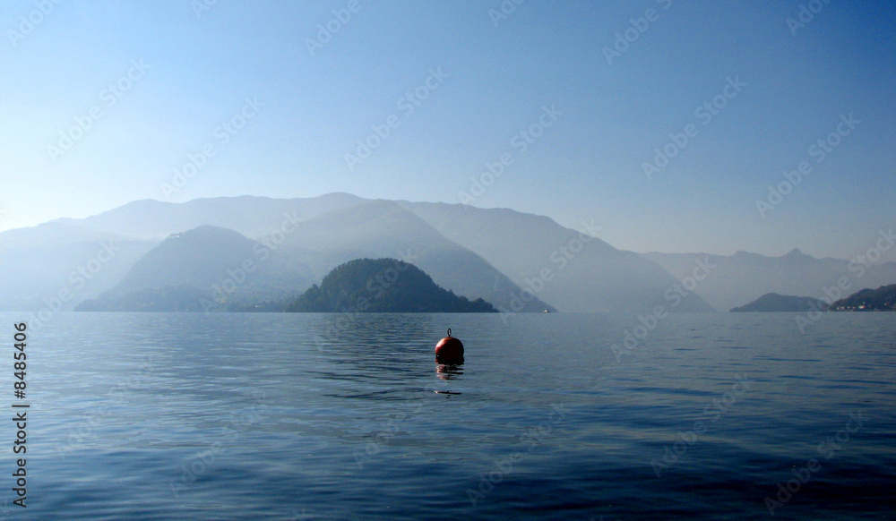 Obraz premium buoy in the middle of the lake