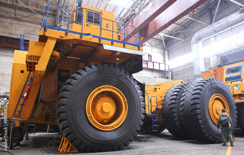 Huge industrial truck